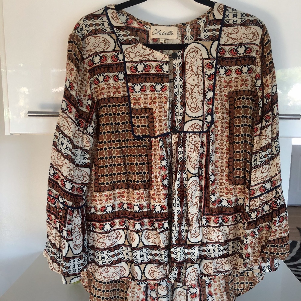 Cleobella Long Sleeve Top Size M